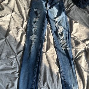 Aeropostale super high rise curvy jeans, size 00